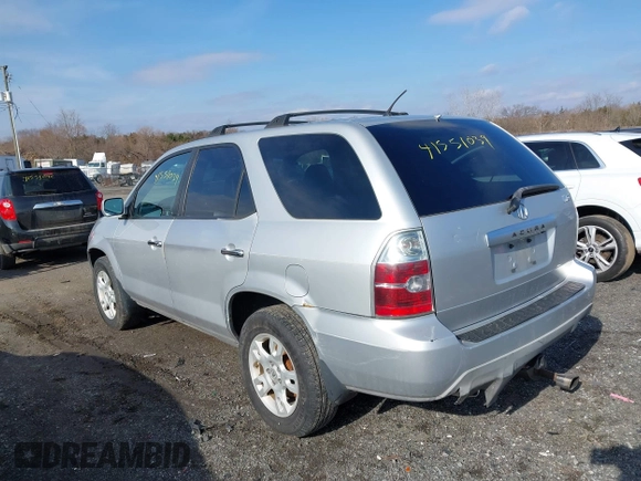 2004 Acura MDX Touring Pkg w/Navigation with VIN 2HNYD18834H534807, listed as a IAAI auction lot 41551039 with 218,827 mi miles. Bid and sale history available at carsss.com. Image 3.