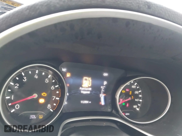 2018 Jeep Compass Limited with VIN 3C4NJDCBXJT350246, listed as a IAAI auction lot 41711327 with 112,364 mi miles. Bid and sale history available at carsss.com. Image 7.