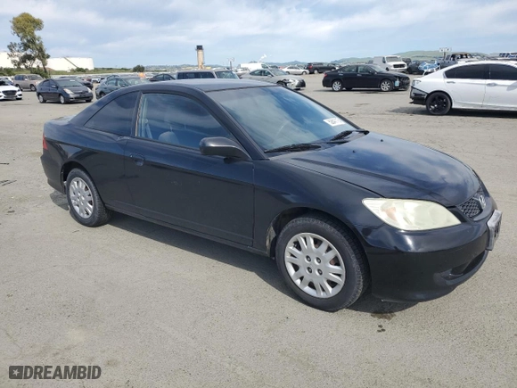 2005 Honda Civic LX with VIN 1HGEM21515L016148, listed as a Copart auction lot 52647115 with 233,014 mi miles and Salvage Title. Bid and sale history available at carsss.com. Image 4.
