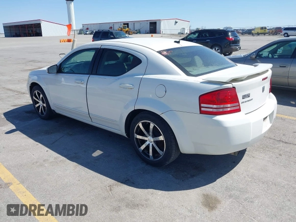 2008 Dodge Avenger R/T with VIN 1B3LC76MX8N638585, listed as a IAAI auction lot 42032788 with 291,365 mi miles and . Bid and sale history available at carsss.com. Image 3.