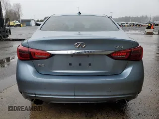 2018 Infiniti Q50 3.0t SPORT with VIN JN1EV7AR3JM438523, listed as a Copart auction lot 51806665 with 126,860 mi miles and Clean Title. Bid and sale history available at carsss.com. Image 6.