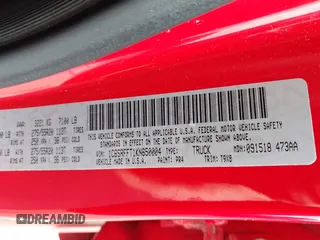2019 Ram 1500 Big Horn с VIN 1C6SRFFT1KN650004, выставлен на аукционе IAAI как лот 42119833 с пробегом 84 399 миль миль и . История ставок и продаж доступна на DreamBid. Изображение 9.
