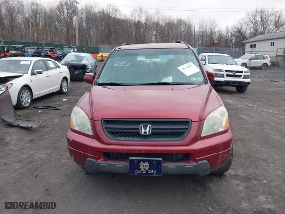 2003 Honda Pilot EX with VIN 2HKYF18683H581271, listed as a IAAI auction lot 41630651 with 173,536 mi miles. Bid and sale history available at carsss.com. Image 12.