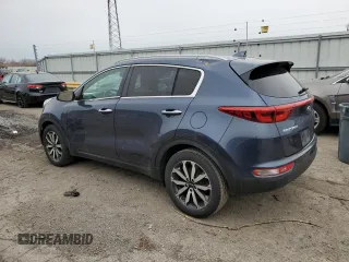 2017 Kia Sportage EX with VIN KNDPN3AC0H7221529, listed as a Copart auction lot 50746895 with 70,557 mi miles and Salvage Title. Bid and sale history available at carsss.com. Image 2.