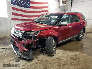 2017 Ford Explorer Platinum with VIN 1FM5K8HT1HGB02788, listed as a Copart auction lot 47026925 with 90,678 mi miles and Salvage Title. Bid and sale history available at carsss.com. Image 1.