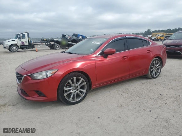 2016 Mazda Mazda6 i Touring with VIN JM1GJ1V50G1452475, listed as a Copart auction lot 86384114 with NaN miles and Salvage Title. Bid and sale history available at carsss.com. Image 1.