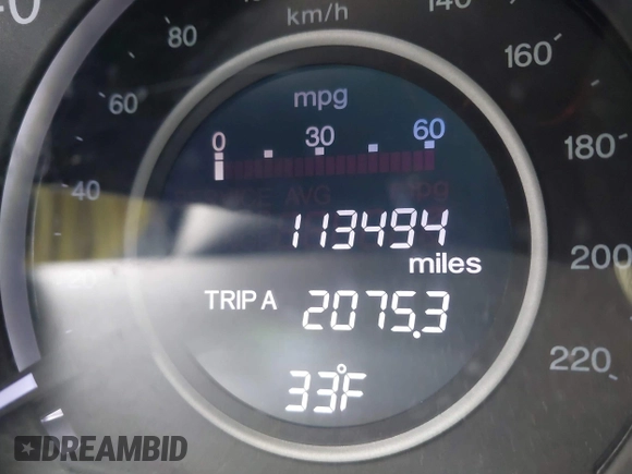 2013 Honda CR-V EX-L with VIN 5J6RM4H75DL063565, listed as a IAAI auction lot 41646802 with 113,494 mi miles. Bid and sale history available at carsss.com. Image 16.