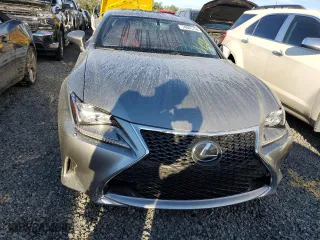 2015 Lexus RC 350 with VIN JTHSE5BC0F5003442, listed as a Copart auction lot 74001754 with 0 mi miles and Salvage Title. Bid and sale history available at carsss.com. Image 5.