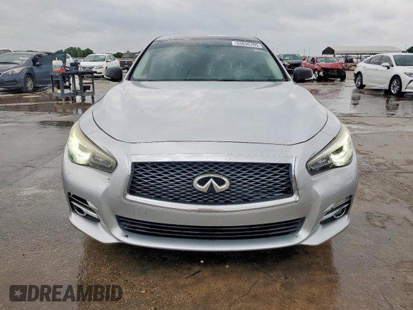 2017 Infiniti Q50 Premium with VIN JN1EV7AP5HM744552, listed as a Copart auction lot 53036705 with 122,100 mi miles and Salvage Title. Bid and sale history available at carsss.com. Image 5.