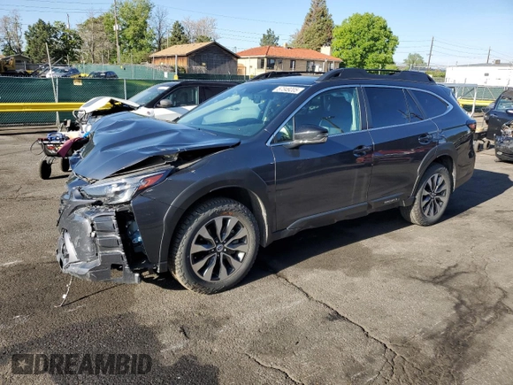 2024 Subaru Outback Limited with VIN 4S4BTANC8R3186208, listed as a Copart auction lot 57349205 with 52,750 mi miles and Salvage title. Bid and sale history available at DreamBid. Image 1.
