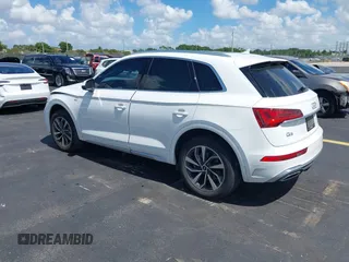 2022 Audi Q5 S line Premium with VIN WA1GAAFY2N2087968, listed as a IAAI auction lot 42531144 with 41,542 mi miles and . Bid and sale history available at DreamBid. Image 3.
