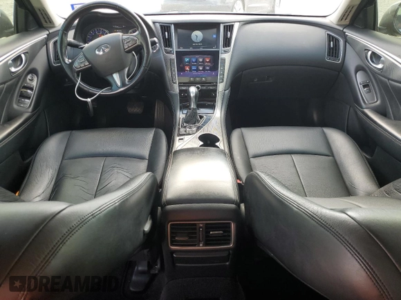 2014 Infiniti Q50 Sport with VIN JN1BV7AP2EM677598, listed as a Copart auction lot 53562495 with 162,310 mi miles and Clean title. Bid and sale history available at DreamBid. Image 8.