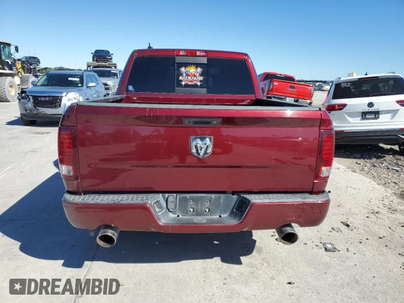 2016 Ram 1500 Sport with VIN 1C6RR6MT0GS376787, listed as a Copart auction lot 81604254 with 186,132 mi miles and Salvage Title. Bid and sale history available at carsss.com. Image 6.