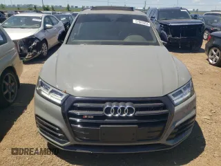 2019 Audi SQ5 Premium Plus with VIN WA1B4AFY9K2075023, listed as a Copart auction lot 57609334 with Not Provided miles and Salvage Title. Bid and sale history available at DreamBid. Image 5.