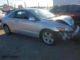 2008 Honda Civic Cpe EX with VIN 2HGFG12818H563341, listed as a IAAI auction lot 41648299 with 122,824 mi miles. Bid and sale history available at carsss.com. Image 1.