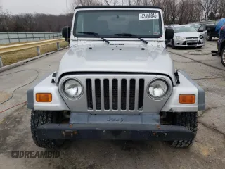 2006 Jeep Wrangler SE with VIN 1J4FA29176P755459, listed as a Copart auction lot 43160845 with 204,867 mi miles and Salvage Title. Bid and sale history available at carsss.com. Image 5.
