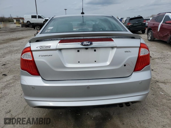 2012 Ford Fusion SEL with VIN 3FAHP0JA0CR338207, listed as a Copart auction lot 51502495 with 97,904 mi miles and Salvage Title. Bid and sale history available at carsss.com. Image 6.
