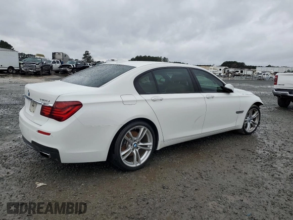 2014 BMW 7 Series 740Li with VIN WBAYE4C5XED138323, listed as a Copart auction lot 83704044 with 109,754 mi miles and Salvage Title. Bid and sale history available at carsss.com. Image 3.