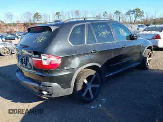 2008 BMW X5 3.0si with VIN 5UXFE43578L036366, listed as a IAAI auction lot 41181561 with 999,999 mi miles. Bid and sale history available at carsss.com. Image 4.