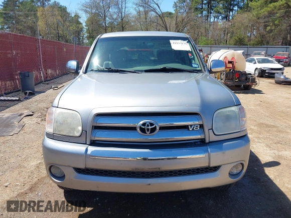 2005 Toyota Tundra SR5 with VIN 5TBDT44105S497275, listed as a IAAI auction lot 41834139 with 337,314 mi miles and . Bid and sale history available at DreamBid. Image 12.