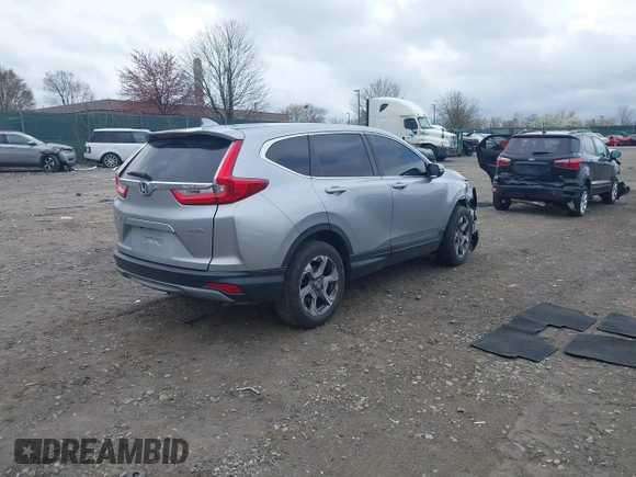 2017 Honda CR-V EX with VIN 2HKRW2H59HH645455, listed as a IAAI auction lot 41951485 with 144,392 mi miles. Bid and sale history available at carsss.com. Image 4.