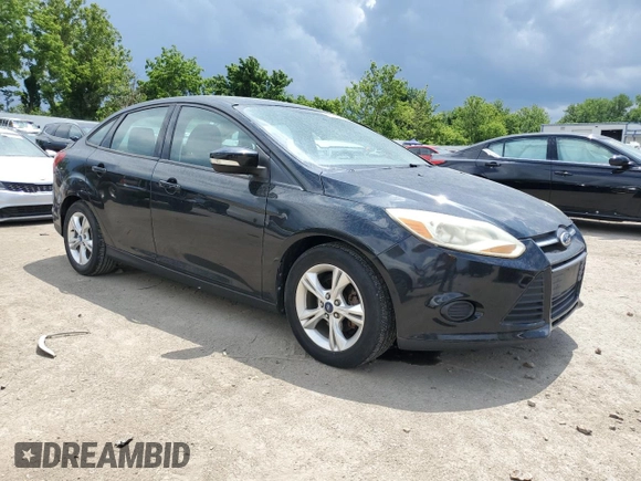 2013 Ford Focus SE with VIN 1FADP3F20DL371550, listed as a Copart auction lot 62750745 with Not provided miles and Salvage title. Bid and sale history available at DreamBid. Image 4.