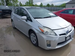 2011 Toyota Prius I with VIN JTDKN3DU6B0285363, listed as a IAAI auction lot 42166936 with 93,806 mi miles and . Bid and sale history available at DreamBid. Image 1.