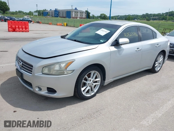 2009 Nissan Maxima S with VIN 1N4AA51E29C853185, listed as a IAAI auction lot 42523716 with 146,957 mi miles and . Bid and sale history available at DreamBid. Image 2.