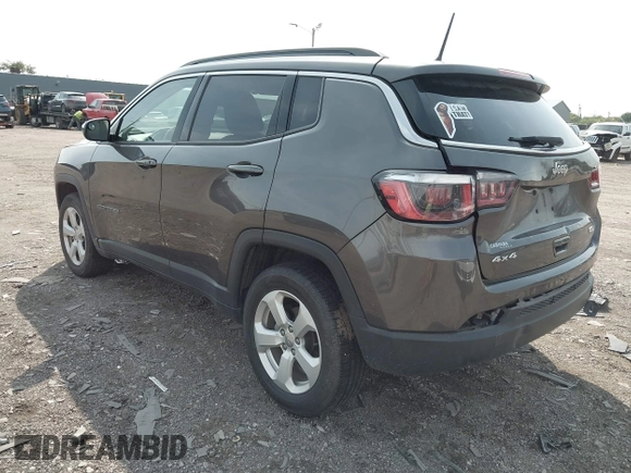 2017 Jeep Compass Latitude with VIN 3C4NJDBBXHT666385, listed as a IAAI auction lot 40236415 with 110,643 mi miles and . Bid and sale history available at carsss.com. Image 3.
