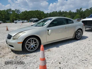 2005 Infiniti G35 Coupe with VIN JNKCV54E75M403876, listed as a Copart auction lot 71265804 with 124,231 mi miles and Clean Title. Bid and sale history available at carsss.com. Image 1.