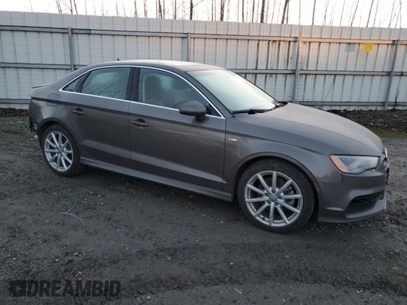2015 Audi A3 2.0T Prestige with VIN WAUKFGFFXF1020252, listed as a Copart auction lot 84533014 with 70,945 mi miles and Salvage Title. Bid and sale history available at carsss.com. Image 4.