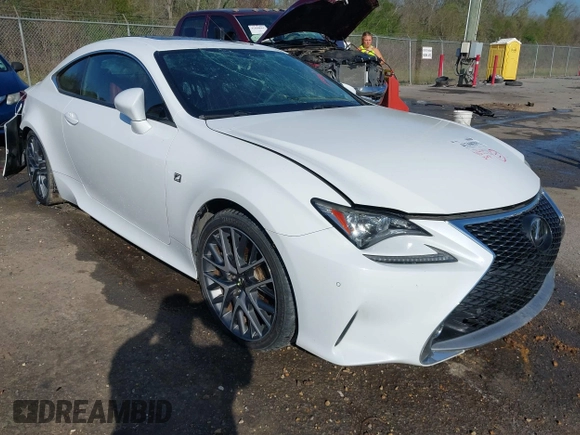 2015 Lexus RC 350 F Sport with VIN JTHHE5BC0F5004911, listed as a IAAI auction lot 41360291 with Not provided miles and . Bid and sale history available at DreamBid. Image 1.