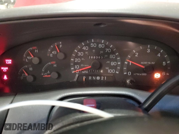 1997 Ford F-150 XL z VIN 1FTDX1862VKB29039, wystawiony jako Copart lot #54321605 z przebiegiem 288 383 mil mil oraz Czysty tytuł • Clean title. Historia ofert i sprzedaży dostępna na DreamBid. Obrazek 9.