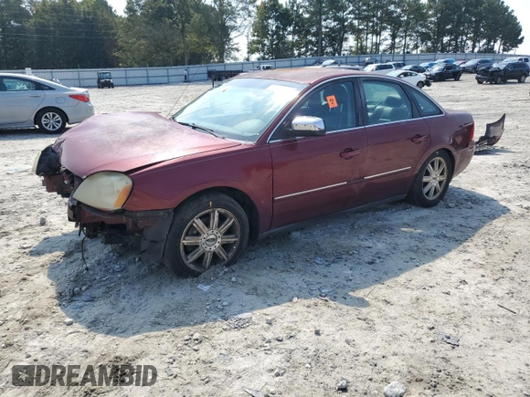2005 Ford Five Hundred Limited with VIN 1FAFP25165G174663, listed as a Copart auction lot 72812174 with 0 mi miles and Salvage Title. Bid and sale history available at carsss.com. Image 1.