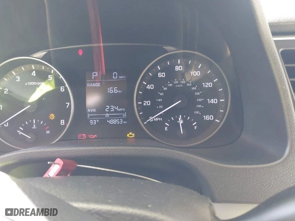 2017 Hyundai Elantra SE with VIN KMHD74LF2HU428852, listed as a IAAI auction lot 41476105 with 48,853 mi miles. Bid and sale history available at carsss.com. Image 7.