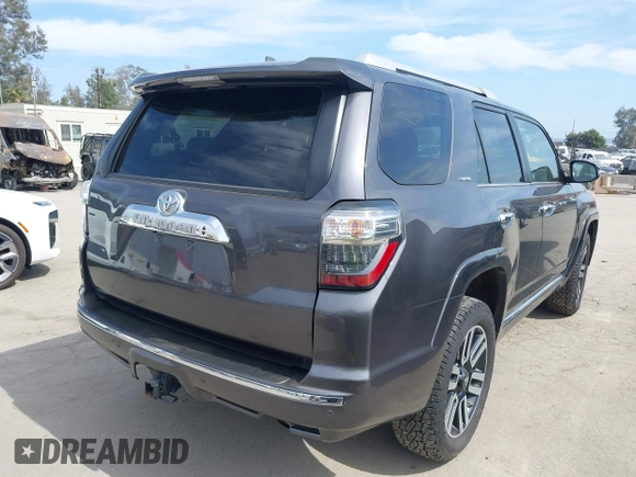 2021 Toyota 4Runner Limited with VIN JTEKU5JR3M5877545, listed as a IAAI auction lot 42294045 with 105,372 mi miles and . Bid and sale history available at DreamBid. Image 4.