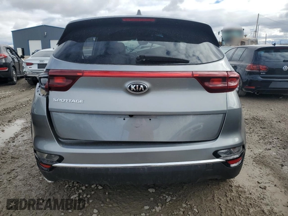 2021 Kia Sportage LX with VIN KNDPM3AC4M7881120, listed as a Copart auction lot 45776345 with Not Provided miles and Salvage Title. Bid and sale history available at DreamBid. Image 6.