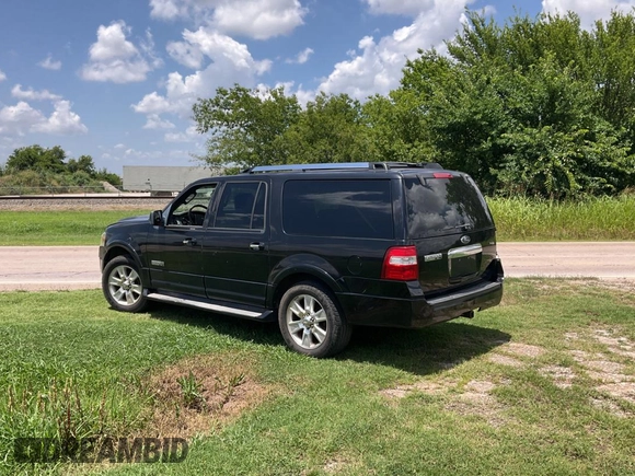 2007 Ford Expedition Max Limited with VIN 1FMFK195X7LA09043, listed as a Copart auction lot 64466395 with 162,910 mi miles and Clean title. Bid and sale history available at DreamBid. Image 3.