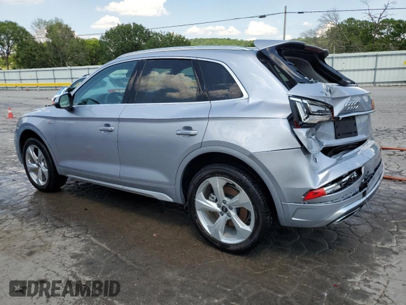 2024 Audi Q5 S line Premium Plus with VIN WA1EAAFY0R2149798, listed as a Copart auction lot 63497095 with 5,068 mi miles and Salvage title. Bid and sale history available at DreamBid. Image 2.