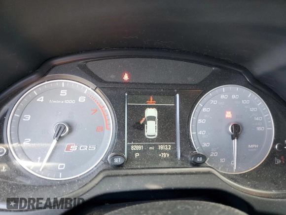 2015 Audi SQ5 Premium Plus with VIN WA1CGAFP2FA133987, listed as a Copart auction lot 47605733 with 82,091 mi miles. Bid and sale history available at carsss.com. Image 9.