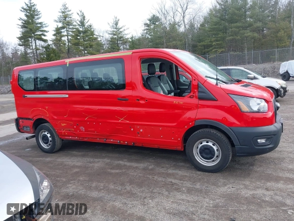 2023 Ford Transit Passenger XL with VIN 1FBAX2Y81PKB68819, listed as a IAAI auction lot 41943926 with 11,047 mi miles. Bid and sale history available at carsss.com. Image 14.