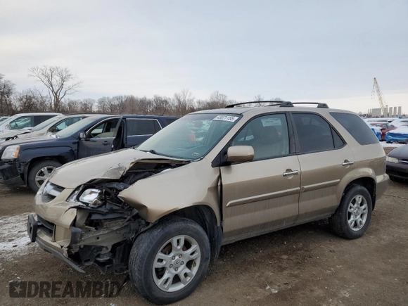 2006 Acura MDX Touring with VIN 2HNYD18676H548680, listed as a Copart auction lot 43071155 with 156,908 mi miles and Salvage Title. Bid and sale history available at carsss.com. Image 1.