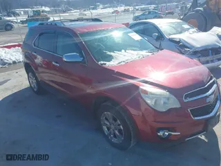 2012 Chevrolet Equinox LTZ with VIN 2GNALFEK4C6243709, listed as a IAAI auction lot 41629666 with 122,349 mi miles. Bid and sale history available at carsss.com. Image 1.