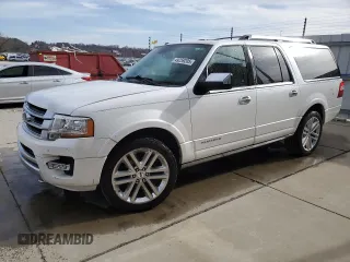 2017 Ford Expedition EL Platinum with VIN 1FMJK1MT1HEA83053, listed as a Copart auction lot 49259205 with 78,040 mi miles and Salvage Title. Bid and sale history available at carsss.com. Image 1.