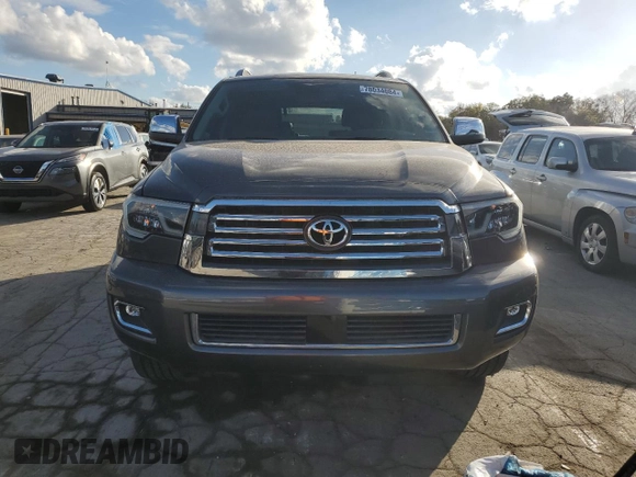 2019 Toyota Sequoia Platinum with VIN 5TDDY5G12KS171824, listed as a Copart auction lot 78034084 with 58,986 mi miles and Salvage Title. Bid and sale history available at carsss.com. Image 5.