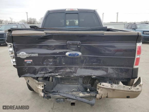 2013 Ford F-150 XL with VIN 1FTFW1CT2DKD94955, listed as a Copart auction lot 42999405 with 161,971 mi miles and Salvage Title. Bid and sale history available at carsss.com. Image 6.