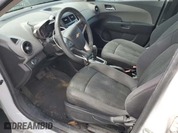 2015 Chevrolet Sonic LT with VIN 1G1JC5SH3F4150318, listed as a Copart auction lot 53275075 with 117,402 mi miles and Salvage Title. Bid and sale history available at DreamBid. Image 7.