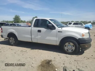 2008 Ford F-150 XL with VIN 1FTRF12258KC95137, listed as a Copart auction lot 53424845 with 210,017 mi miles and Clean Title. Bid and sale history available at carsss.com. Image 4.
