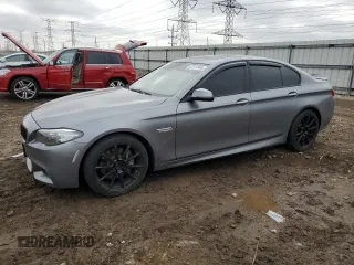 2014 BMW 5 Series 535i xDrive with VIN WBA5B3C56ED533931, listed as a Copart auction lot 52341865 with 113,819 mi miles and Salvage title. Bid and sale history available at DreamBid. Image 1.