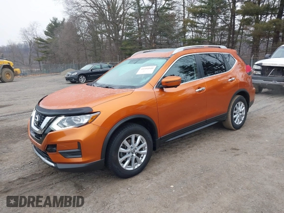 2017 Nissan Rogue SL with VIN JN8AT2MV4HW018169, listed as a IAAI auction lot 41554545 with 69,567 mi miles. Bid and sale history available at carsss.com. Image 2.